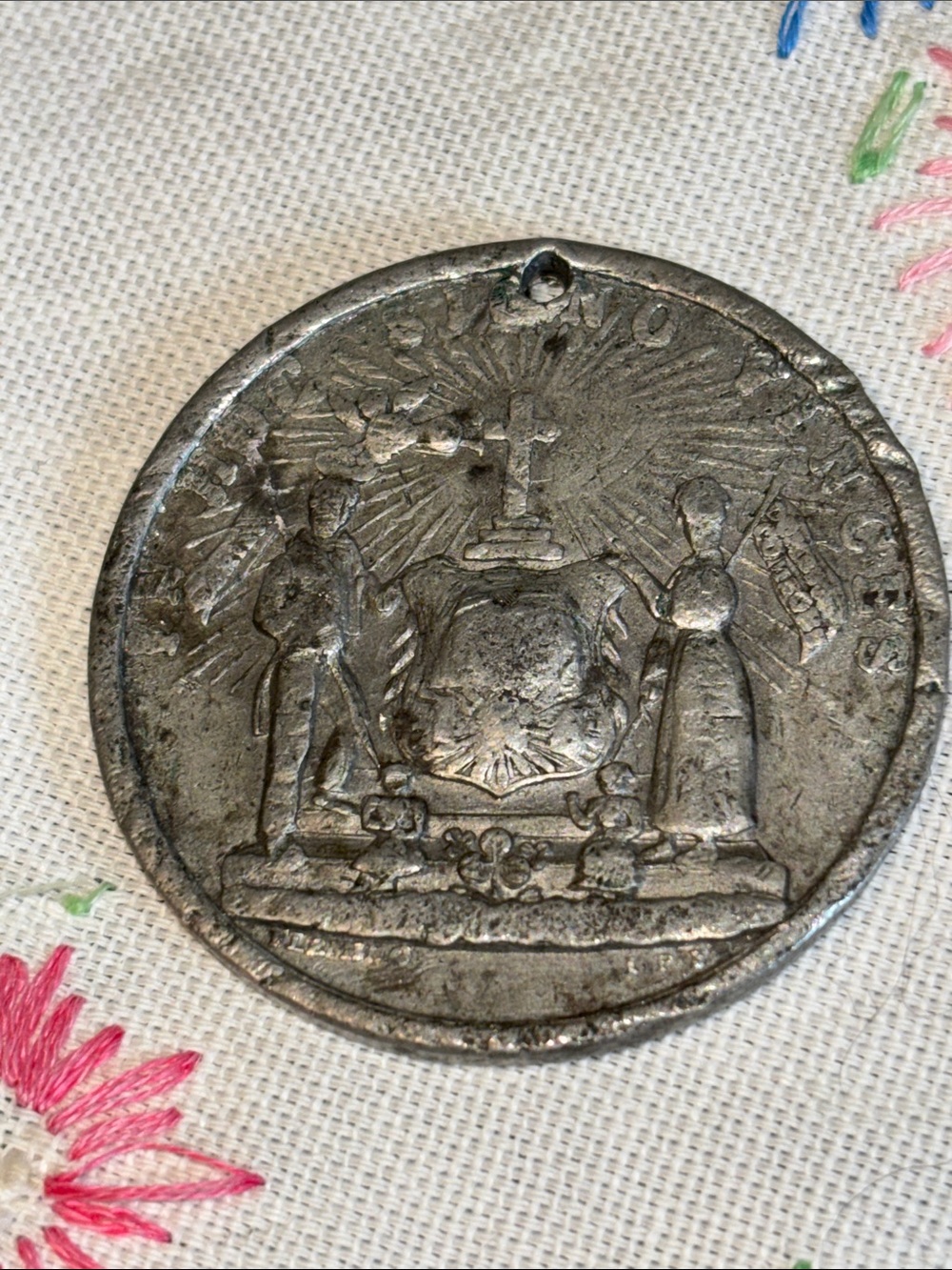 19th-century Total Abstinence Society pledge medal, commonly known as a Father M